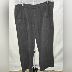 Tribe Hemp & Cotton Oversize Wide Leg Minimalist Pants, Small